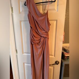 Windsor dusty rose colored dress size large, worn once